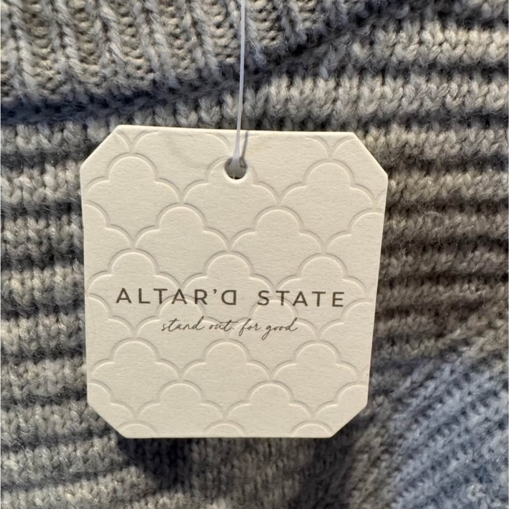NWT Altar'd State Reya Ribbed   Sweater X-Large - Picture 2 of 6